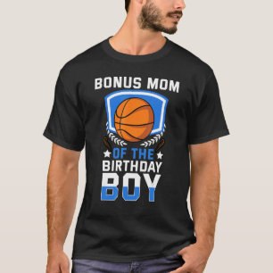 Bonus Mamma i födelsedagskorgsfamiljen Basketball T Shirt