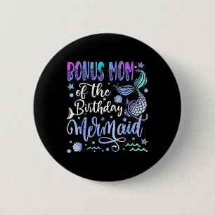 Bonus Mamma i Sjöjungfrun Birthday Girl Party Knapp
