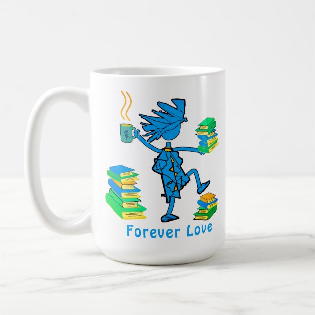 Bonus Mamma! Kaffe kärlek Bokar Mugg (Vänster)