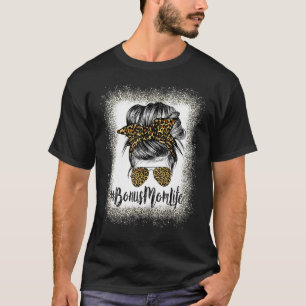 Bonus Mamma Life Hair Bandana Glasses Leopard Mor T Shirt