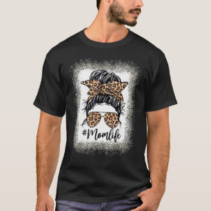 Bonus Mamma Life Hair Bandana Glasses Leopard Mor T Shirt
