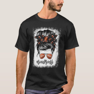 Bonus Mamma Life Messy Bun Fotbollspelare T Shirt