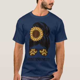 Bonus Mamma Life Messy Bun Mamma Life med höstvibe T Shirt