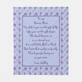 Bonus Mamma Lila Iris Medium Flexible Blanket Fleecefilt