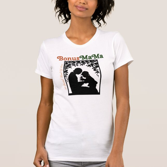 Bonus Mamma och Child Silhouette - Gift for Mamma T Shirt (Framsida)