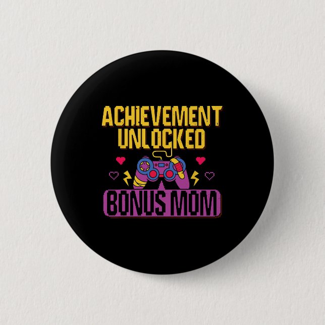 Bonus Mamma olåst videospel Stepmamma Gaming Älska Knapp (Framsida)