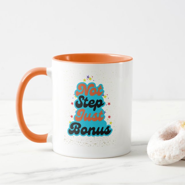 Bonus Mamma presentfylld Design Typografi Mugg (Med munk)