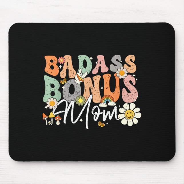 Bonus mamma rolig styvmamma mors dag  musmatta (Framsidan)