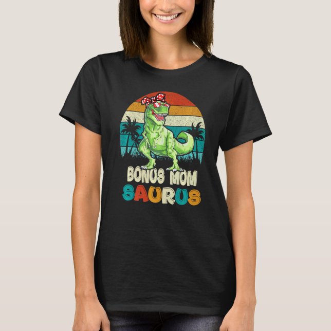 Bonus Mamma Saurus Rex Mamasaurus Stepmamma Matchi T Shirt (Framsida)
