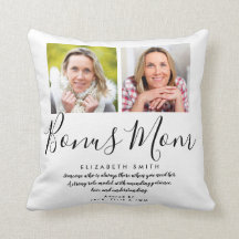 Bonus Mamma Stepmamma Script Quote 2 Photo Throw P