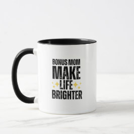 Bonus Mom giftful Design Typography Mugg