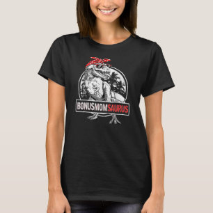 Bonus Momsaurus T rex Dinosaur Bonus Mamma Saurus T Shirt