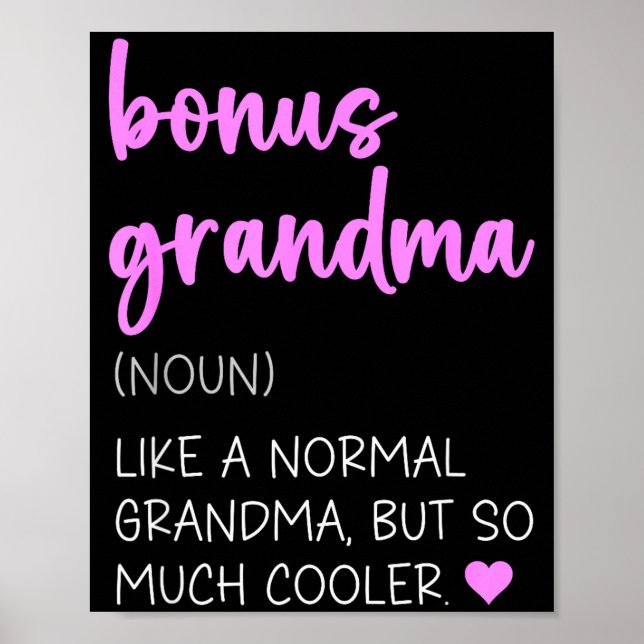 Bonus mormor definition söt mors dag substantiv  poster (Framsidan)