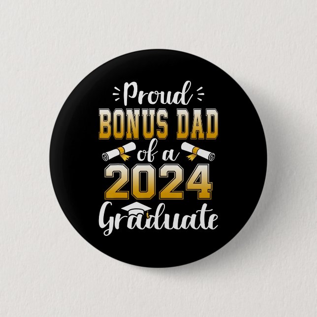 Bonus Pappa av högsta klass 2024 Student Knapp (Framsida)