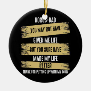 Bonus Pappa du kanske inte har gett mig livsoffert Julgransprydnad Keramik