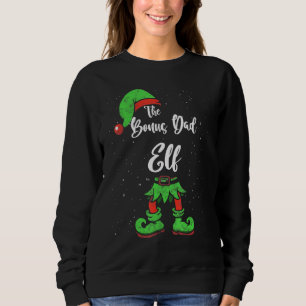 Bonus Pappa Elf Matching Family jul Pajama Cos T Shirt