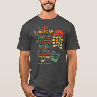 Bonus Pappa Fars dag från Stepdad retro T Shirt