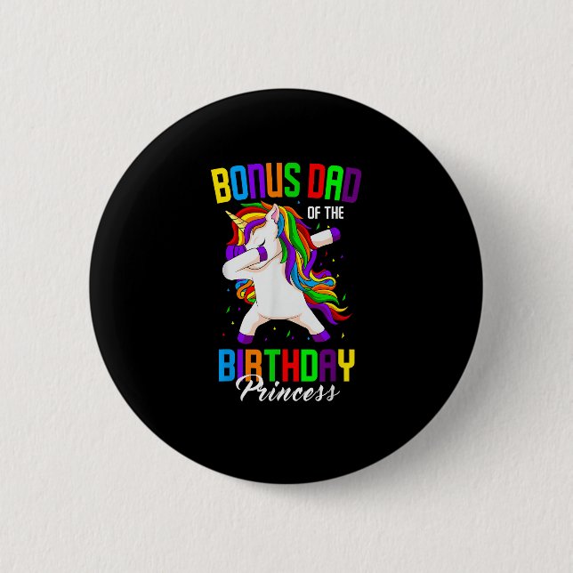 Bonus Pappa från födelsedagspaktusen Unicorn Dabbi Knapp (Framsida)