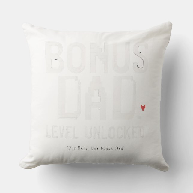 Bonus Pappa Heartfilt Pillow Gift från dotterson Kudde (Framsida)