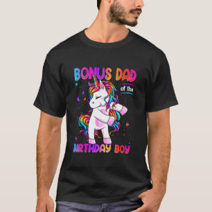 Bonus Pappa i Birthday Boy Matching Family Vide T Shirt