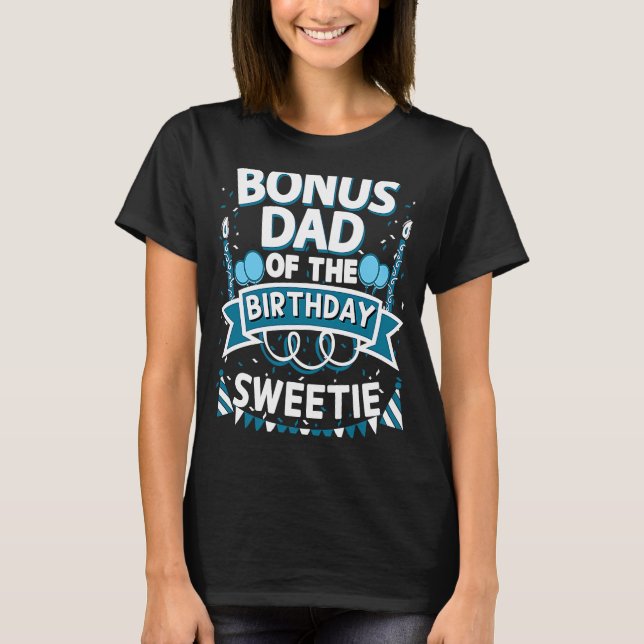 Bonus Pappa i födelsedag: Party Stepfather T Shirt (Framsida)