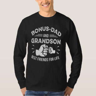 Bonus Pappa och Grandson Matching Fist Bump Best F T Shirt