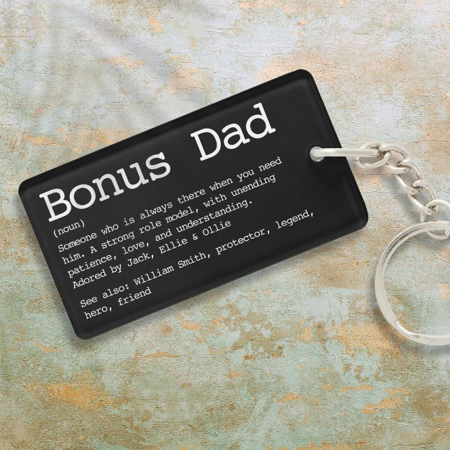 Bonus Pappa Stepdad Definition Modern (Bonus Dad Stepdad Definition Modern Keychain)