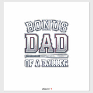 Bonus Pappa till en Baller Vintage Sport Tröja Des Klistermärken