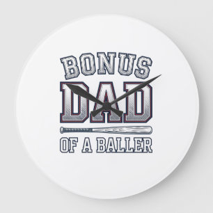Bonus Pappa till en Baller Vintage Sport Tröja Des Stor Klocka