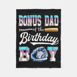 Bonus Pappa Till Födelsedags Pojken Baseball Glass Fleecefilt