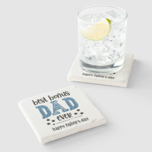 Bonus Pappa typografi Fars dag Stenunderlägg