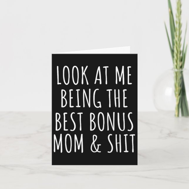 Bonus Step Mamma Mors dag från Stepdotters steg Kort (Framsida)