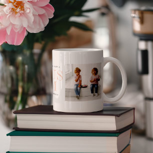 "Bonusmamma" Styvmamma   Två Foto Collage Kaffemugg