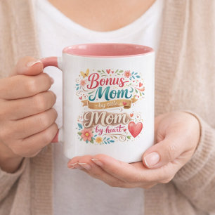 Bonusmamma till namnet, Mamma av hjärtat Mors dag Mugg