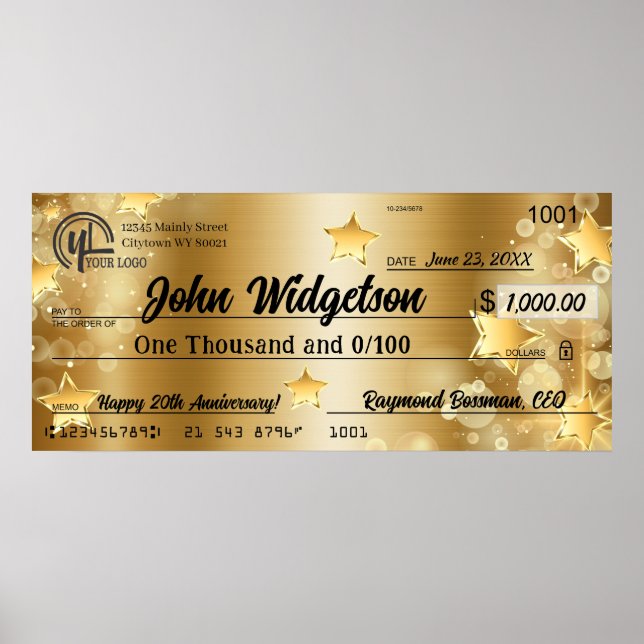 Bonuspris för giant faux-presentationskontroll poster (Framsidan)