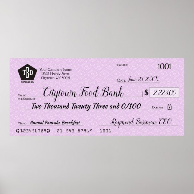 Bonuspris för giant faux-presentationskontroll poster (Framsidan)