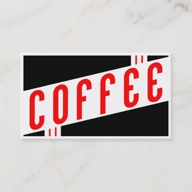 bonusprogram för kaffe lojalitetskort (Framsida)