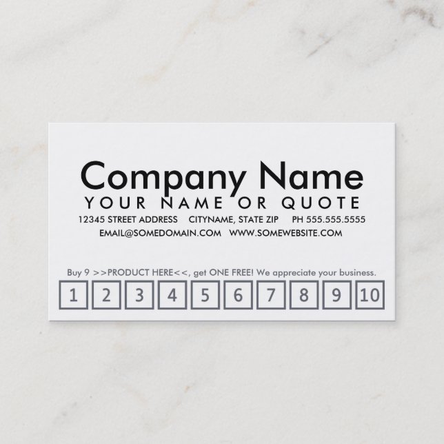 bonusprogram i struktur lojalitetskort (Framsida)