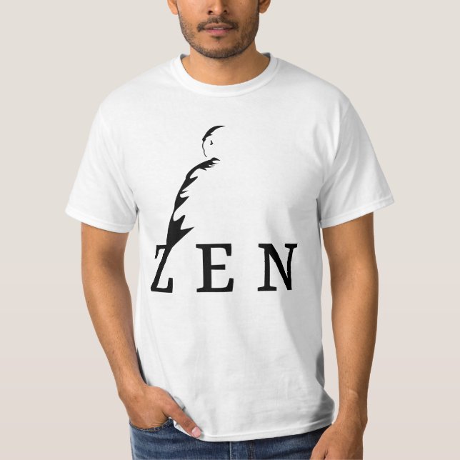 BONZE CACHÉ - ZEN (pour couleurs claires) T Shirt (Framsida)