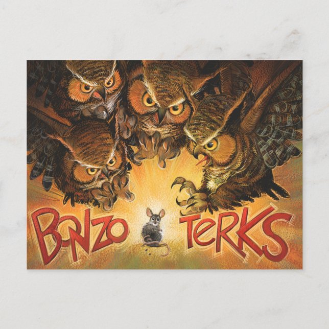 Bonzo Terks vycard Vykort (Framsida)