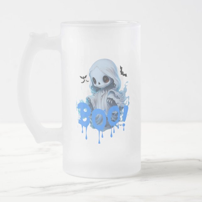 Boo 03 frostat ölglas (Vänster)