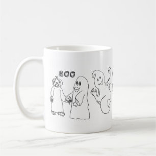 BOO 3 Söta spöktrick eller behandlingar Kaffemugg