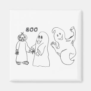 BOO 3 Söta spöktrick eller behandlingar Magnet
