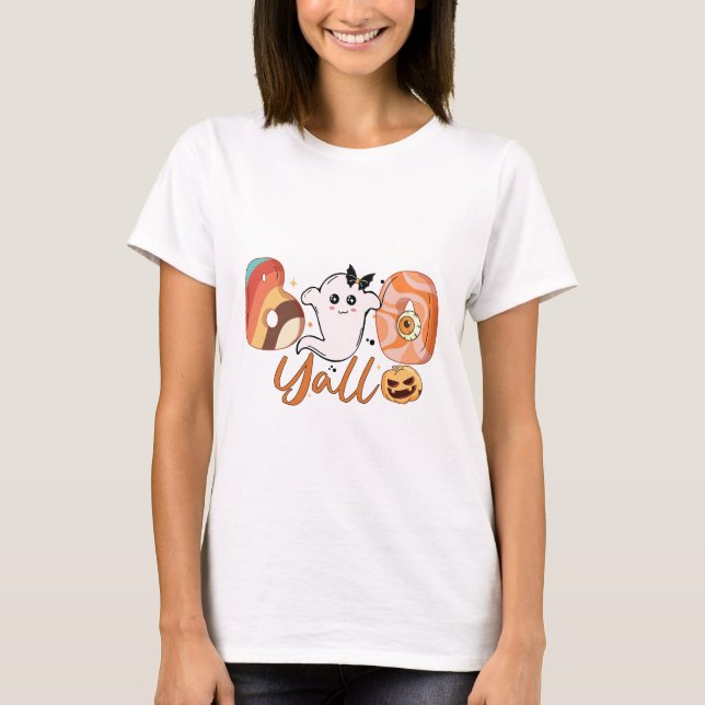 Boo alles halloween t shirt (Framsida)