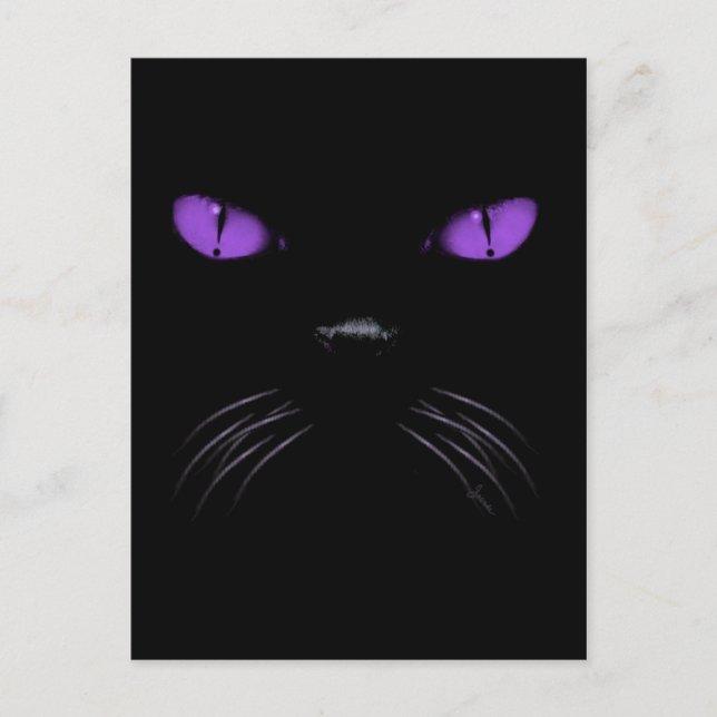 Boo - Amethyst Postcard Vykort (Framsida)