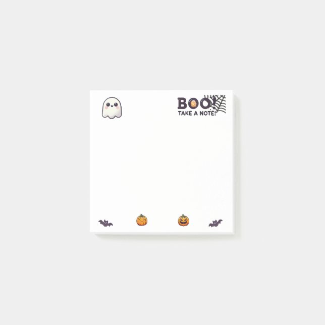 Boo! Anteckna - Halloween Post-it Notes (Framsida)