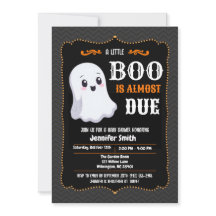 Boo är Nästan Framför Cute Ghost Halloween Baby Sh