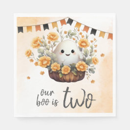 Boo är två Ghost Birthday Pappersservett
