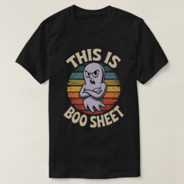 Boo-ark Retro Stil | Rolligt Halloween-kostym T Shirt