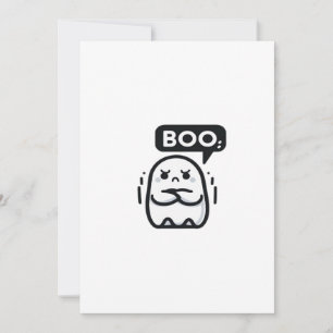 Boo Av Missnöje Roligt Citat Julkort